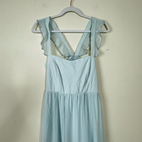 Show Me Your Mumu June Maxi Dress - Icy Blue Chiffon NWT Size XL - Picture 3 of 8